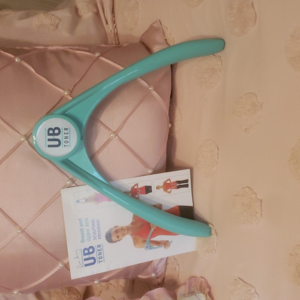 UB Toner Arm Sculpting Tool in Blue/Green, Sculpting Program Booklet